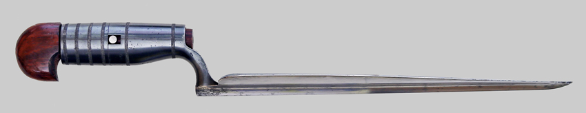 Image of U.S. M1873 trowel bayonet with the prairie alteration
