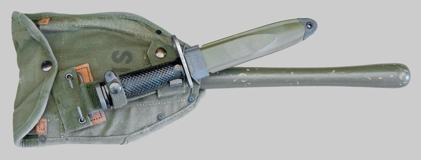 Image of U.S. M1956 Web Equipment Entrenching Tool/Bayonet Carrier