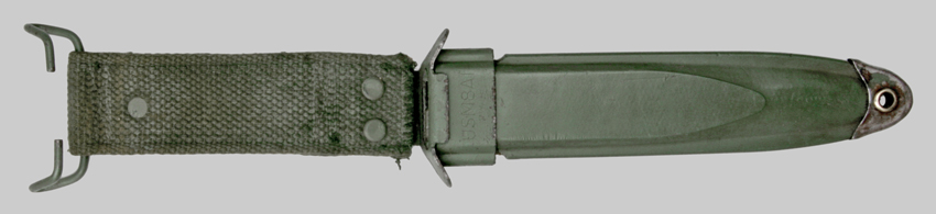 Image of U.S. M4 bayonet-knife with cast aluminum grip