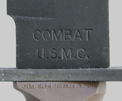 Image of the U.S. OKC3S Bayonet & Scabbard with Carrier