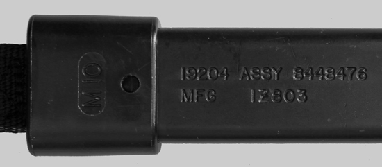 Image of M10 red thread scabbard.