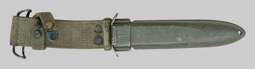 Image of U.S. M8A1 Scabbard (Modified M8 Scabbard).