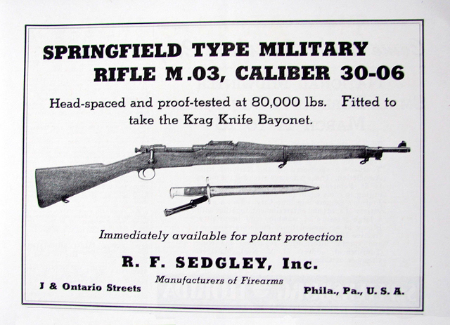 image of R.F. Sedgley advertisement