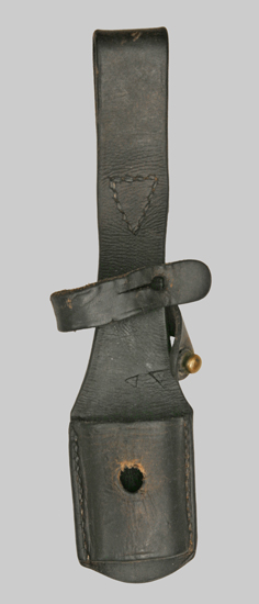 Image of unknown leather bayonet belt frog