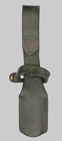 Image of unidentified leather bayonet belt frog