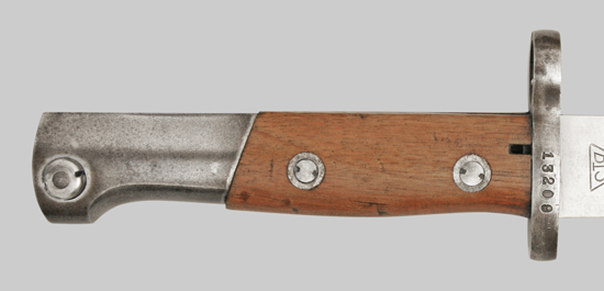 Image of Yugoslavian M1924B bayonet used with converted Steyr M1912 rifles