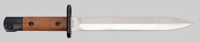 Thumbnail image of Danish Madsen knife bayonet.