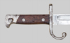 Thumbnail image of mexican remington no 5 short export bayonet.