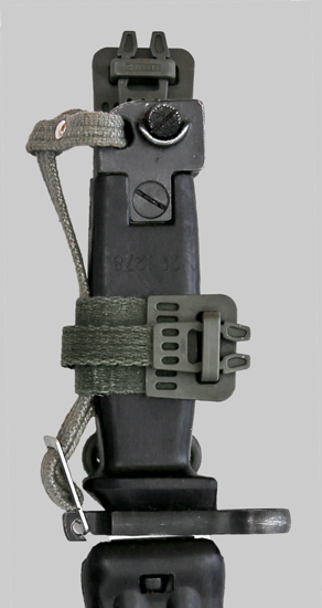 Image of Slovenian AKM Type II bayonet belt hanger