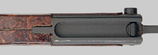 Image of Czechoslovak VZ-58 bayonet with Short-Tang Two-Rivet No Lower Crosspiece