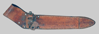 Thumbnail image of Czechoslovakia VZ-58 knife bayonet with wood grip.