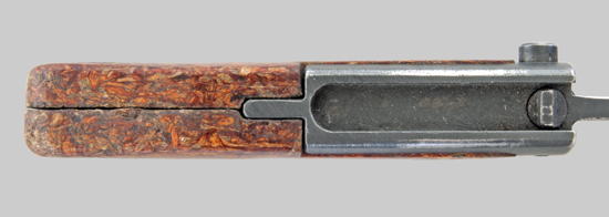 Image of Czechoslovak VZ-58 bayonet with Short-Tang Three-Rivet No Lower Crosspiece