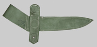 Thumbnail image of Czechoslovakia vinyl scabbard for VZ-58 knife bayonet.