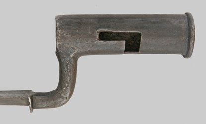 Image of collared socket of a Colonial American Socket Bayonet