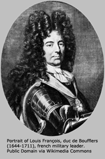 Portrait of Louis François, duc de Boufflers (1644-1711), french military leader.