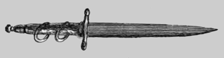 Image of ring bayonet illustrated by Francis Grose
