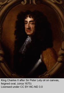 Image of King Charles II of Britain ca. 1675