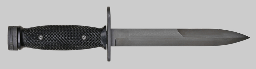 Image of U.S. M4 Second Production bayonet from the 1954 Imperial Knife Co. contract.