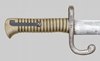 Thumbnail image of Brazil Comblaain Cadet Yataghan bayonet.