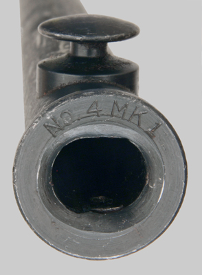 Image of British No. 4 Mk. I Scabbard - Blued Steel Mouthpiece