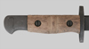 Thumbnail image of French M1917 bayonet modified as a combat knife.