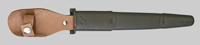 Thumbnail image of French M1917 bayonet modified as a combat knife.