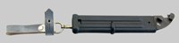 Thumbnail image of East German AKM Type I Transitional knife bayonet.