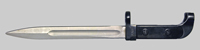 Thumbnail image of East German AK47 knife bayonet.