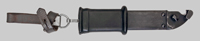 Thumbnail image of East German AKM Type I knife bayonet.