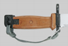 Thumbnail image of East German orange AKM Type II knife bayonet.