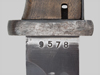 Thumbnail image of German M1884/98 Third Pattern knife bayonet marked cvl.