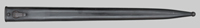 Thumbnail image of German S 109(j) bayonet, a modified Yugoslavian M24B bayonet converted from a German M1898/05.