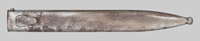 Thumbnail image of German M1884/98 Third Pattern knife bayonet with riveted grips.
