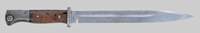 Thumbnail image of German M1884/98 Third Pattern Export bayonet.