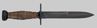 Thumbnail image of Greek M4 knife bayonet.