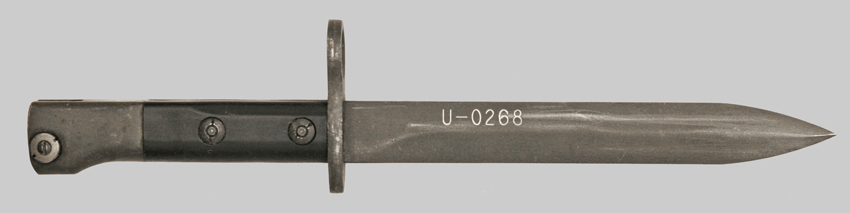 Images of Haitian Uzi submachine gun bayonet