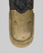 Thumbnail image of Italian M1891 knife bayonet with leather scabbard.