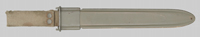 Thumbnail image of an Italian M1 bayonet with a plastic scabbard.