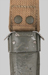 Thumbnail image of Italian M4 Bayonet with leather scabbard.