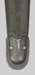 Thumbnail image of Italian M4 bayonet with leather scabbard.