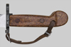 Thumbnail image of Romanian AKM Type I knife bayonet with yellow grip.
