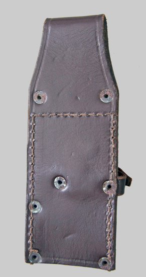 mage of South African No. 9 leather belt frog