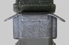 M8A1 scabbard from the 1960 Victory Plastics contract.