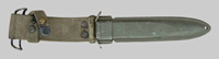 Thumbnail image of Second World War U.S. M8A1 Scabbard (Modified M8 Scabbard).