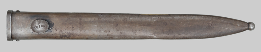 Thumbnail image of Colombian M1912 bayonet modified for use with the FN Model 1949 rifle.